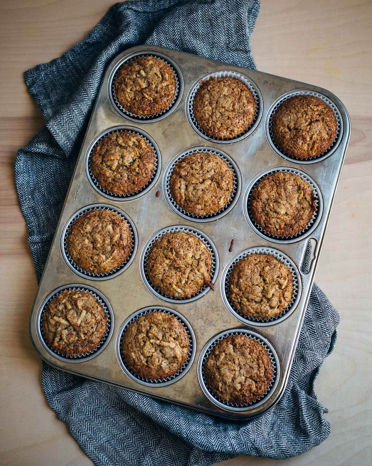 apple rye muffins // brooklyn supper