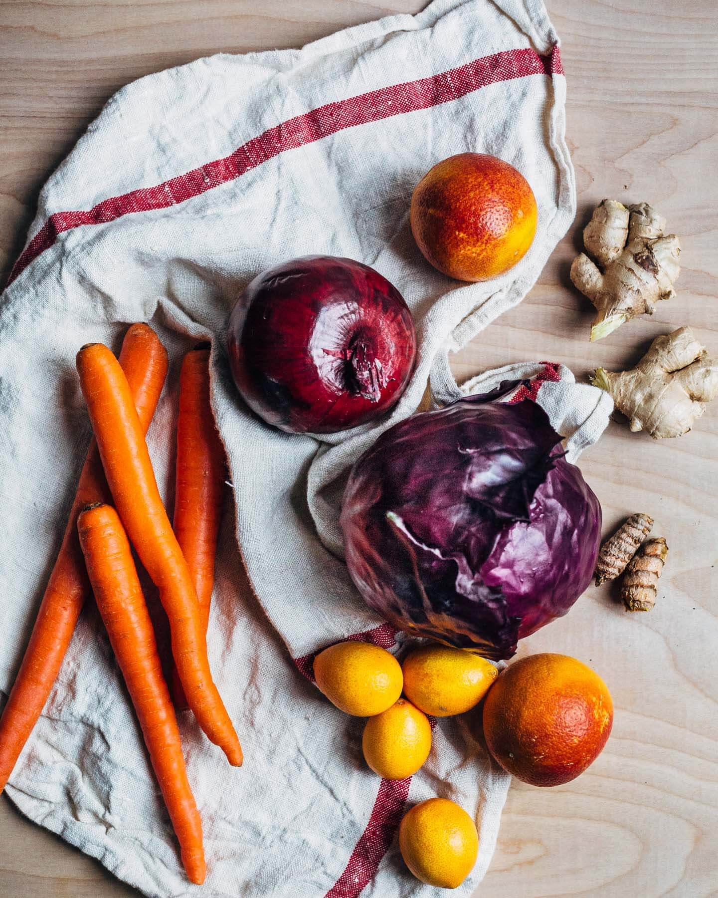 kumquat and red cabbage pressed salad // brooklyn supper