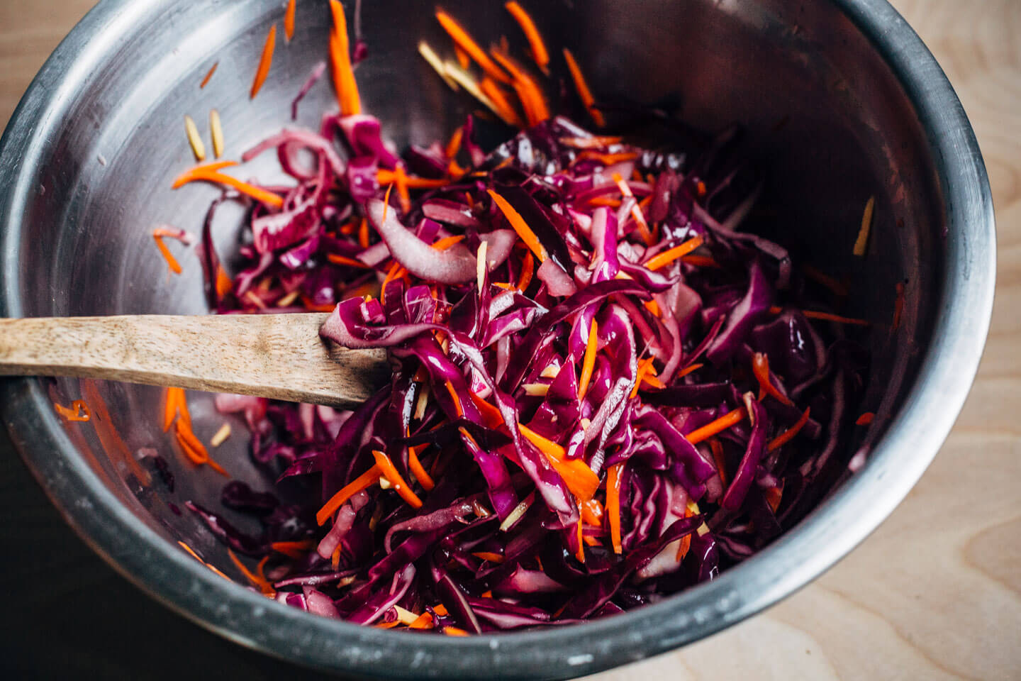 kumquat and red cabbage pressed salad // brooklyn supper