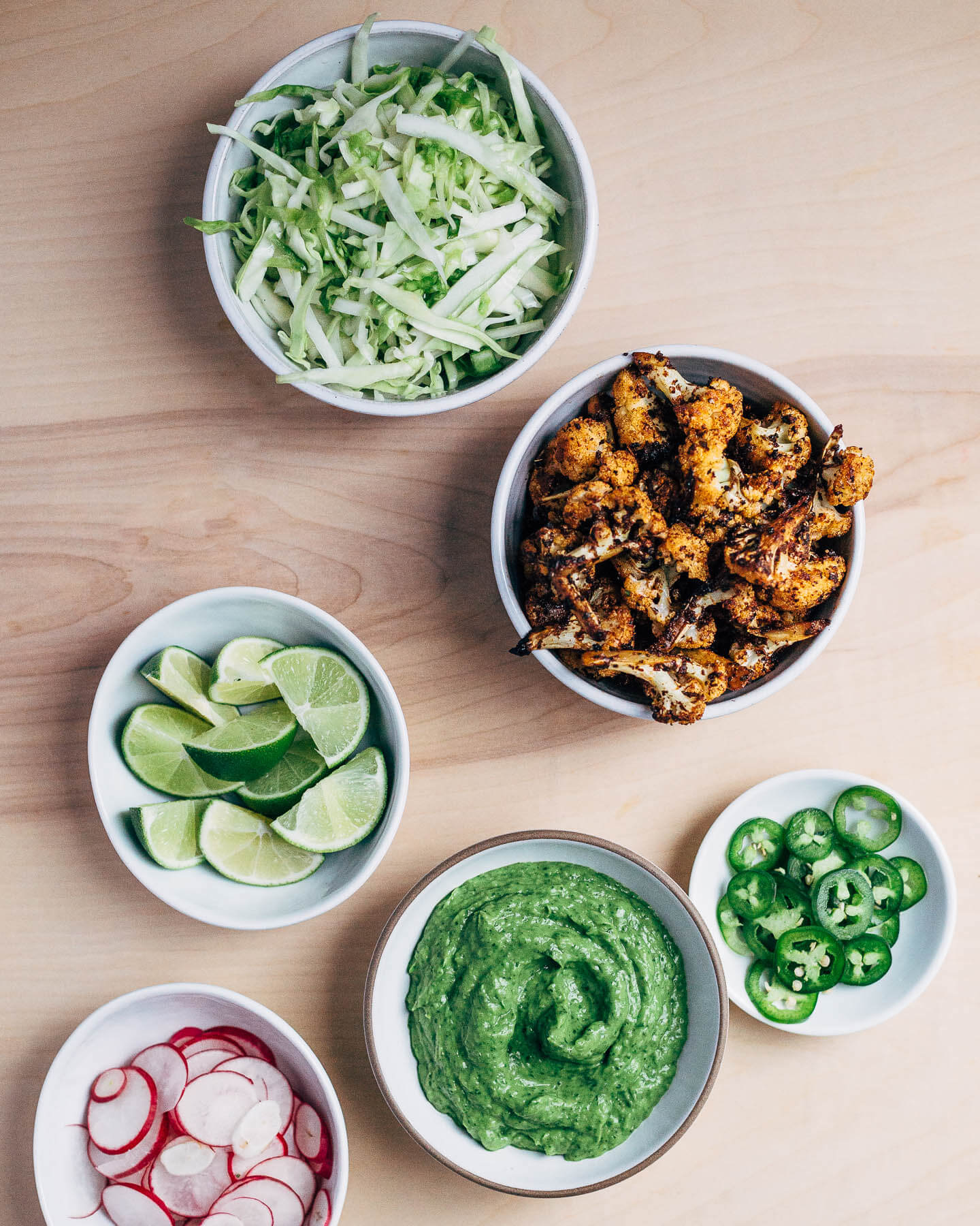 chipotle roasted cauliflower tacos // brooklyn supper