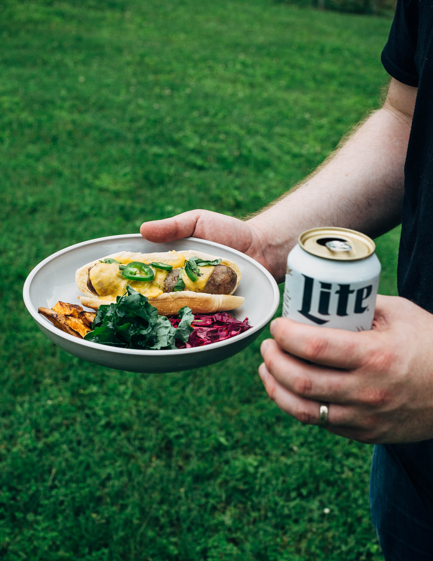 Grilled Beer Braised Brats Served Four Ways