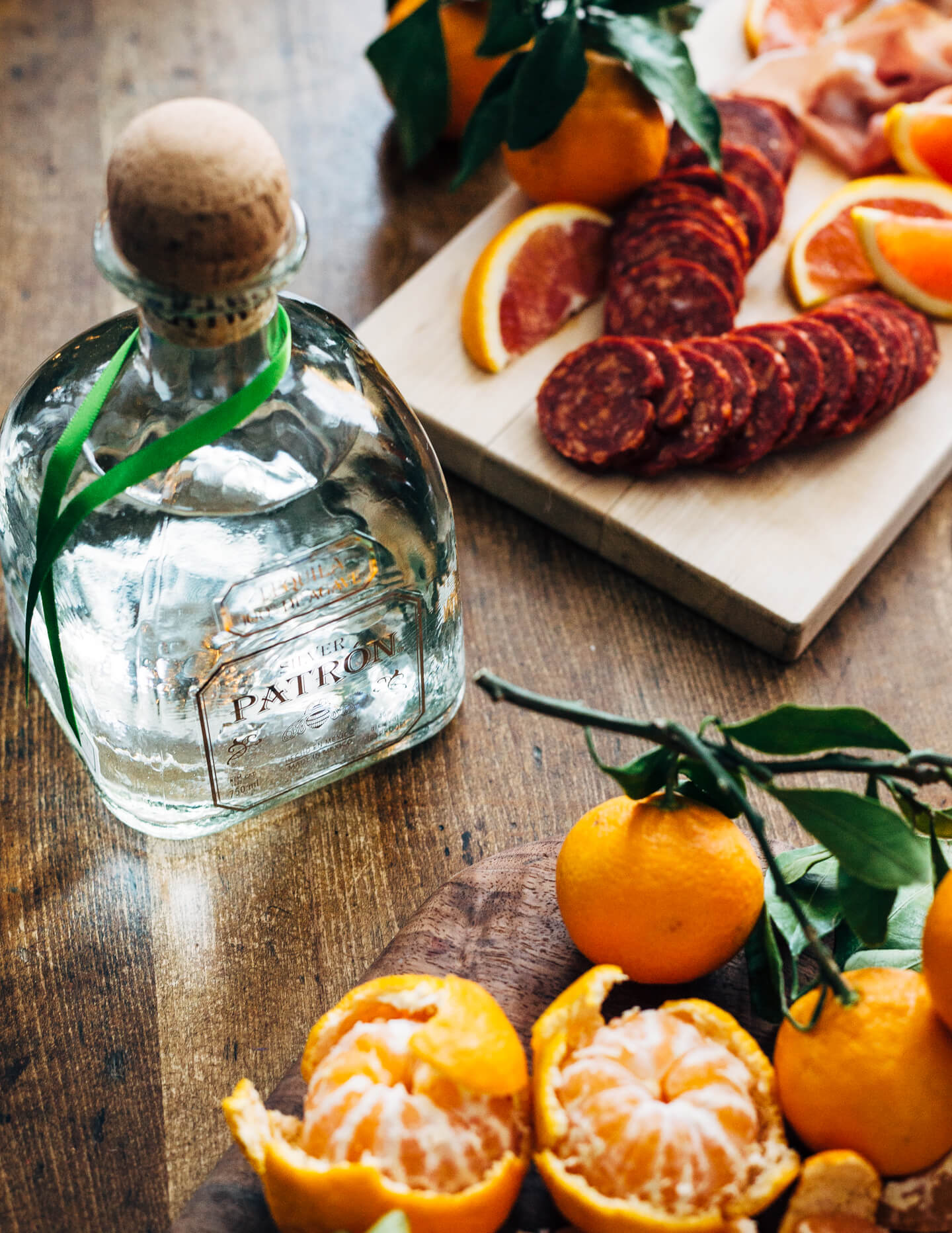 These Patrón Ruby Spritzer cocktails make for a wonderfully refreshing, jewel-toned drink perfect for the holiday season. 