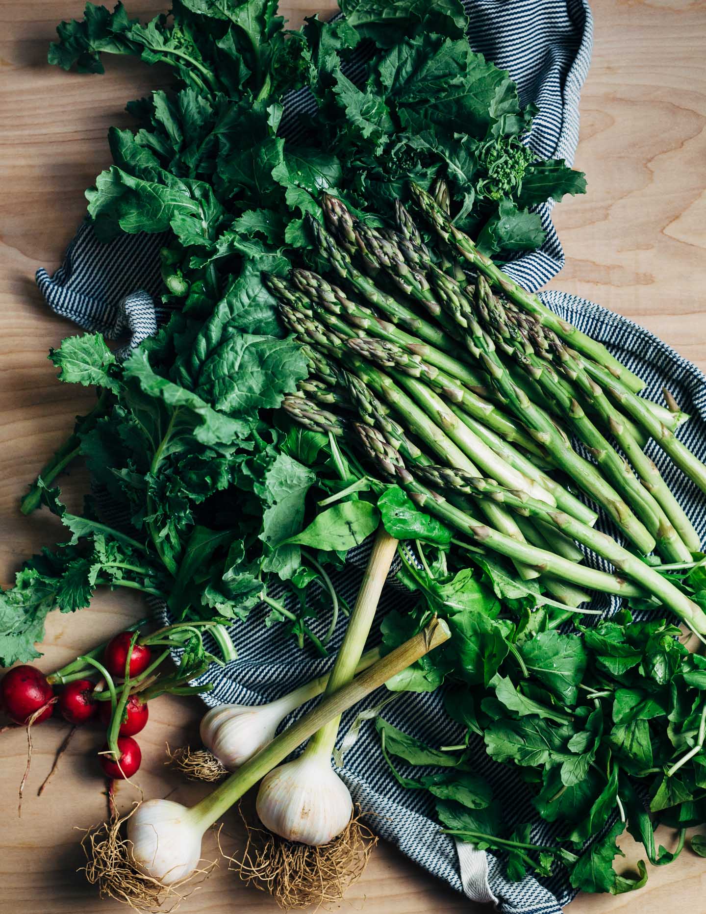 Late spring seasonal produce