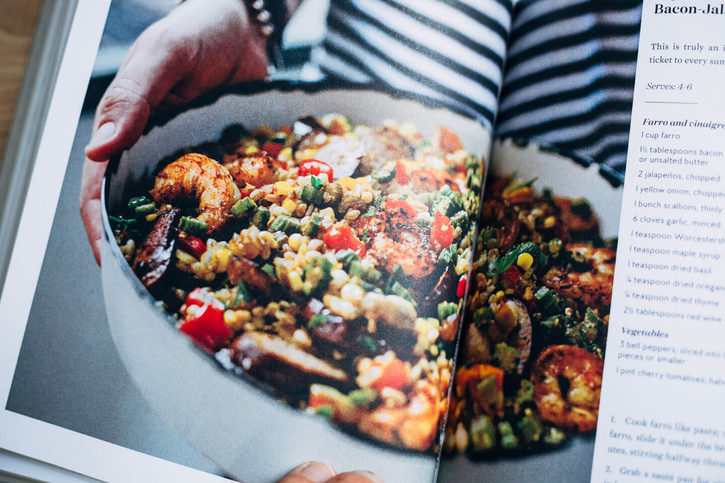Cajun seafood platter from The Huckle and Goose Cookbook by Anca Toderic and Christine Lucaciu.