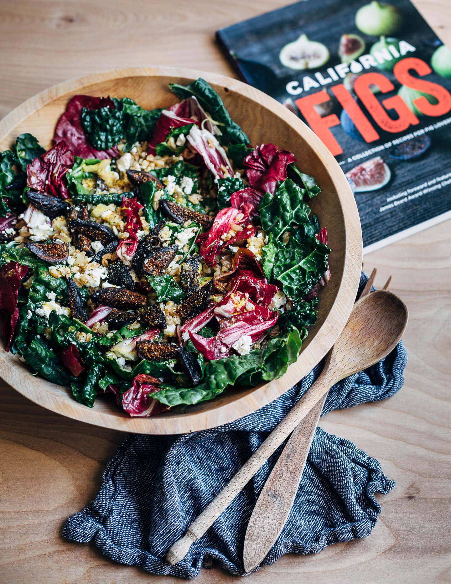 This salad with dried figs is from the California Figs cookbook.