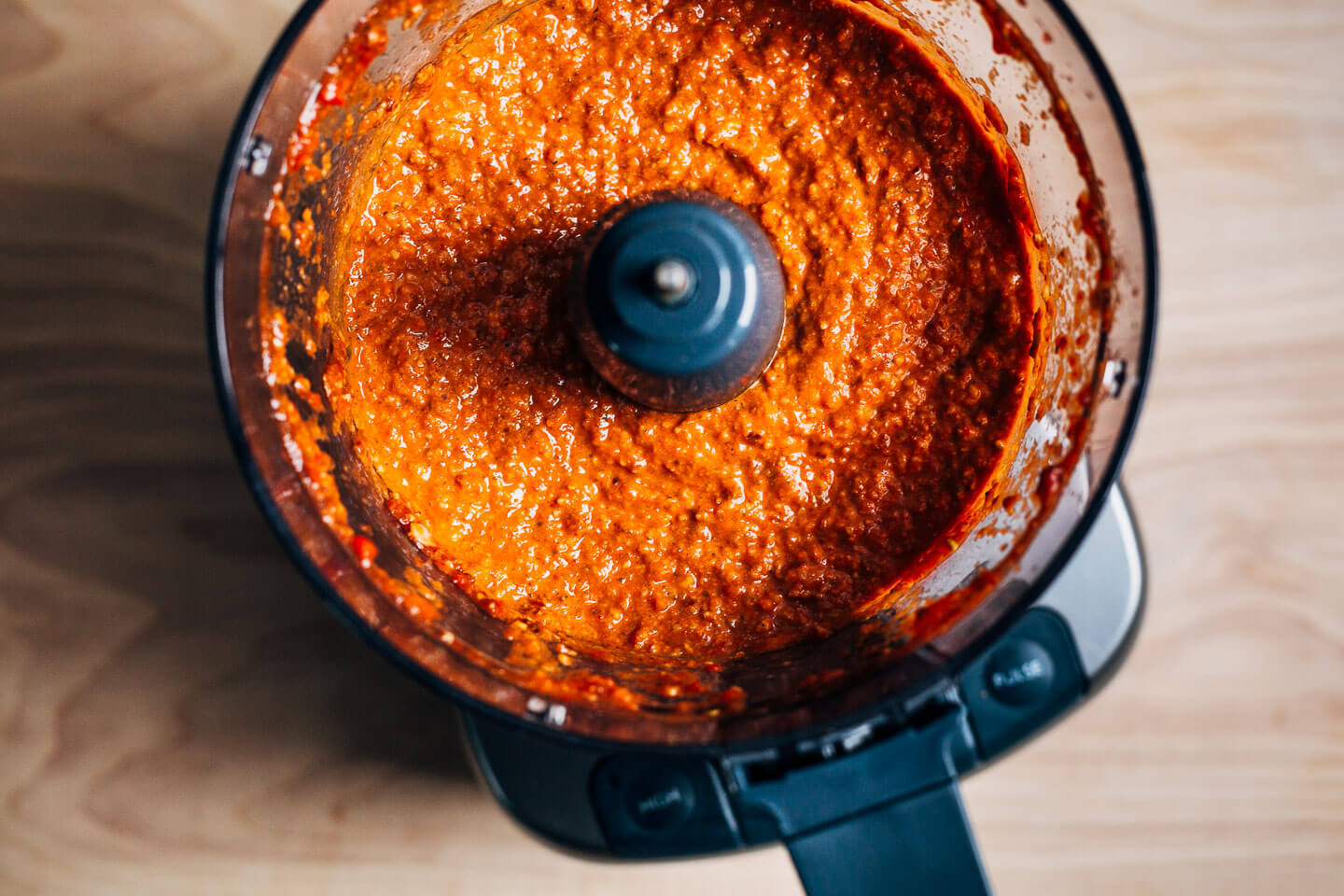 Romesco sauce in the food processor
